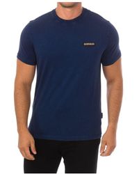 Napapijri - Short Sleeve Round Neck T-Shirt Np0A4Gpe - Lyst