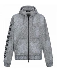 DSquared² - Paint Spray Arm Logo Hoodie Cotton - Lyst