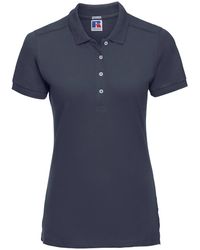 Russell - Ladies Stretch Short Sleeve Polo Shirt (French) - Lyst
