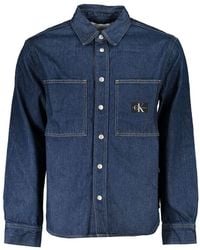 Calvin Klein - Denim Shirt Long Sleeve J30J307336 - Lyst