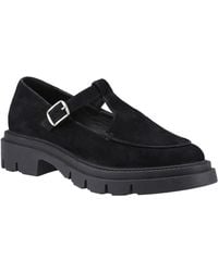 Hush Puppies - Nella T-Bar Suede Shoes - Lyst