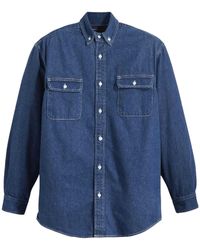 Levi's - "Classic" Hemd Für Herren, Brusttasche, Denim (Indigoblau) - Lyst