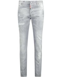DSquared² - Cool Guy Paint Splash Ripped Slim Fit Jeans - Lyst