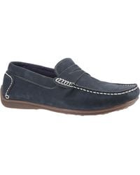 Hush Puppies - Roscoe Leather Slip On Loafer Shoes - Lyst