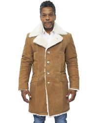 Infinity Leather - Warm Sheepskin Trench Coat-Managua - Lyst