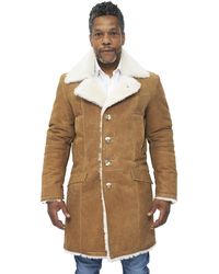 Infinity Leather - Warm Sheepskin Trench Coat-Managua - Lyst