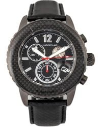 Morphic - M51 Series Chronograph Leather-Band Watch W/Date - Lyst