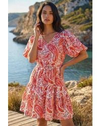 D.u.s.k - Paisley Print Hotfix Dress - Lyst