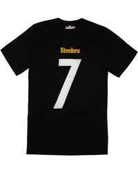 Fanatics - Nfl Pittsburgh Steelers Ben Roethlisberger 7 T-Shirt - Lyst
