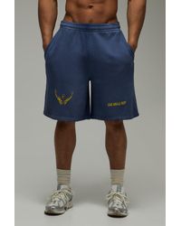 BoohooMAN - One More Rep Loose Fit Washed 9Inch Shorts - Lyst
