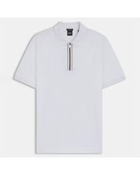 BOSS - Paras 65 Zip Placket Polo Shirt - Lyst