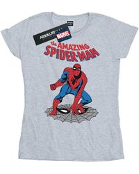 Marvel - Ladies The Amazing Spider- Cotton T-Shirt (Sports) - Lyst