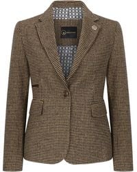 TruClothing - Tailored Dogtooth Wool Blend Tweed Blazer - Lyst