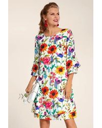 Secret Label - Floral Layered Shift Dress - Lyst