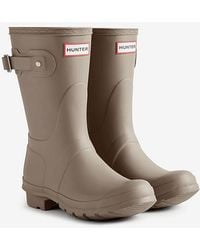 HUNTER - Original Short Rubber Kettle Wellington Boots - Lyst
