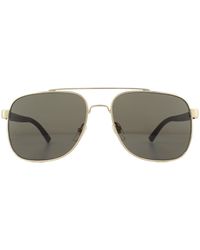 Gucci - Web Detail Sunglasses - Lyst