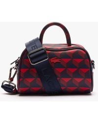 Lacoste - Accessoires Mini Lora Leren Portemonnee In Multi Kleur - Lyst