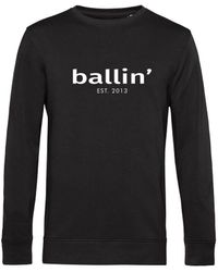 Ballin Amsterdam - Est. 2013 Sweaters Basic Sweater Zwart - Lyst