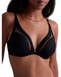 Aubade - Sheer Emotion Triangle Plunge Bra - Lyst