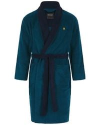Lyle & Scott - And Shawl Neck Long Sleeve Robe - Lyst