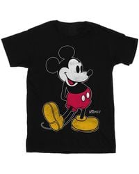 Disney - Mickey Mouse Classic Kick T-Shirt Cotton - Lyst