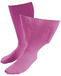 IOMI - Extra Wide Soft Cotton Oedema Socks For Swollen Feet - Lyst