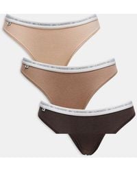 Lacoste - 3 Pack Thongs - Lyst