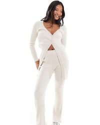 Only Petite - Loose Fit Knitted Trouser Co-Ord - Lyst