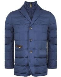 Hackett - Mayfair Quilted Down Bib Waistocat Jacket - Lyst
