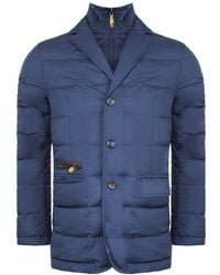 Hackett - Mayfair Quilted Down Bib Waistocat Jacket - Lyst