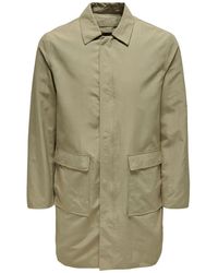 Only & Sons - Long Coat Lightweight - Lyst