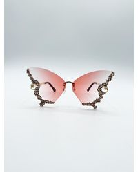 SVNX - Butterfly Lens With Crystal Detail - Lyst