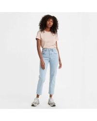 Levi's - 501 Gewatteerde Jeans (Lichtblauw) - Lyst