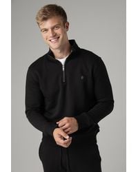 French Connection - Cotton Blend Half-Zip Jumper - Lyst