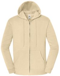 Fruit Of The Loom - Adult Iconic Premium Full Zip Hoodie (Desert) - Lyst