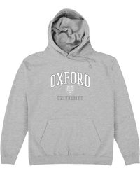 Park Fields - Oxford University Shield Heather Hoodie Cotton - Lyst
