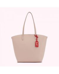 Lulu Guinness - Pebble Pink Medium Agnes Tote Bag - Lyst