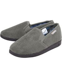 Dunlop - Tartan Lined Slippers With Memory Foam - Lyst