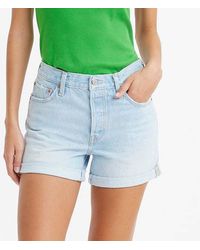 Levi's - Levi's 501 Rolled Denim Shorts - Lyst