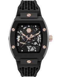 Philipp Plein - The Skeleton Ecoceramic Watch Pwvba0523 Silicone - Lyst