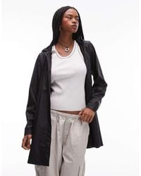 Rains - A-Line Waterproof Jacket With Tonal Logo - Lyst