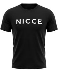 Nicce London - Denno Cotton T-Shirt Short Sleeve Casual Everyday Top - Lyst