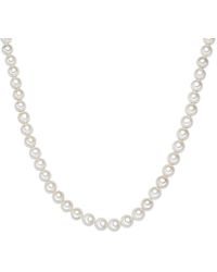 Valero Pearls - Fresh Water Cultured Pearl Necklace - Lyst