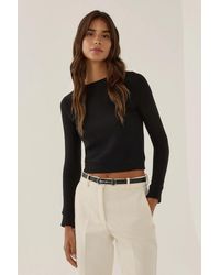 Hiccup - Slim Fit Crew Neck Blouse - Lyst