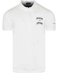 Philipp Plein - Small Logo Polo Shirt Cotton - Lyst