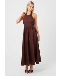 Brave Soul - Halterneck A-Line Maxi Dress - Lyst