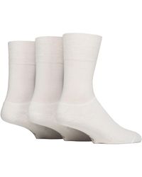 Gentle Grip - 3 Pack Ladies And Non Elastic Sport Socks - Lyst