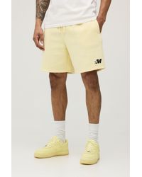 BoohooMAN - Baggy Fit M Star Jersey Short - Lyst