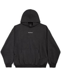 Balenciaga - New Back Hoodie - Lyst