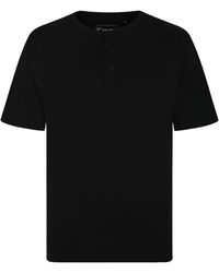 KAM Jeanswear - Kam Plus Size O-Neck Tee Shirt Button Up - Lyst